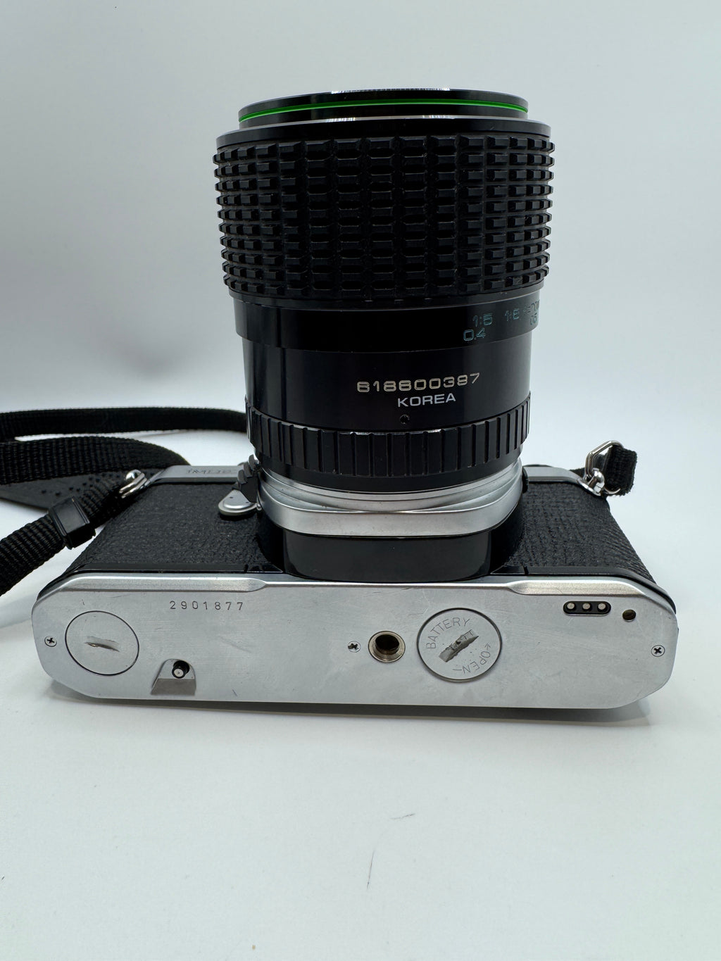 Pentax ME Super 35mm Film Camera with Hanimex 28–70mm Macro Zoom Lens