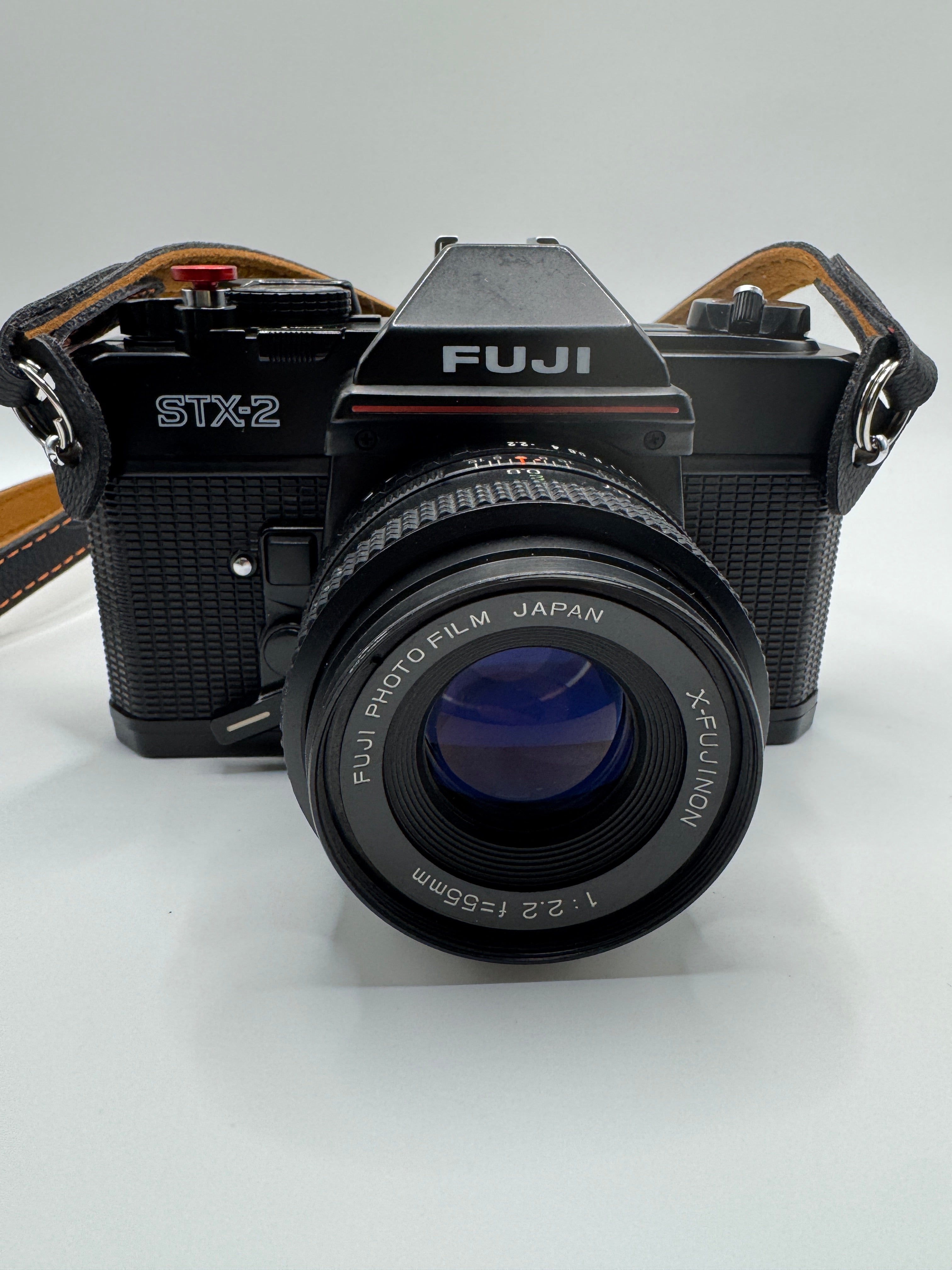 Fuji STX-2 35mm Film Camera + Fujinon 55mm f/2.2 Lens
Fully Tested | Excellent Condition | Ready to Shoot