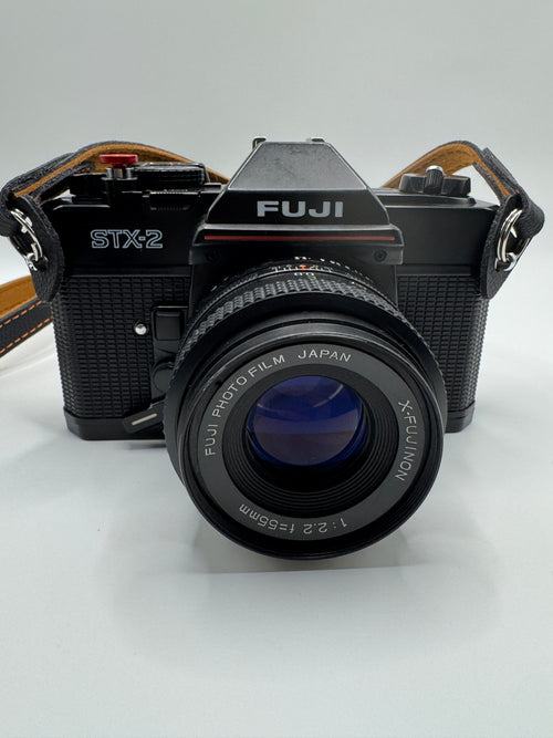 Fuji STX-2 35mm Film Camera + Fujinon 55mm f/2.2 Lens Fully Tested | Excellent Condition | Ready to Shoot