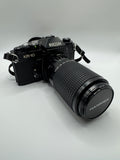 Ricoh KR-10 35mm Film Camera + Hanimex 75–200mm f/4.5–5.6 Zoom Lens (Boxed)
Fully Tested | Excellent Condition | Ready to Shoot
