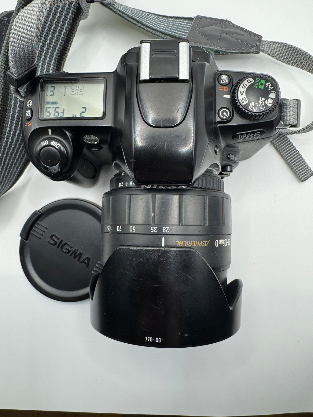 Nikon F65 with Sigma 28-105mm Lens