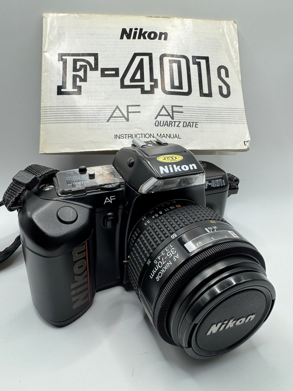Nikon F-401S 35mm Film Camera with AF Nikkor 35–70mm Lens