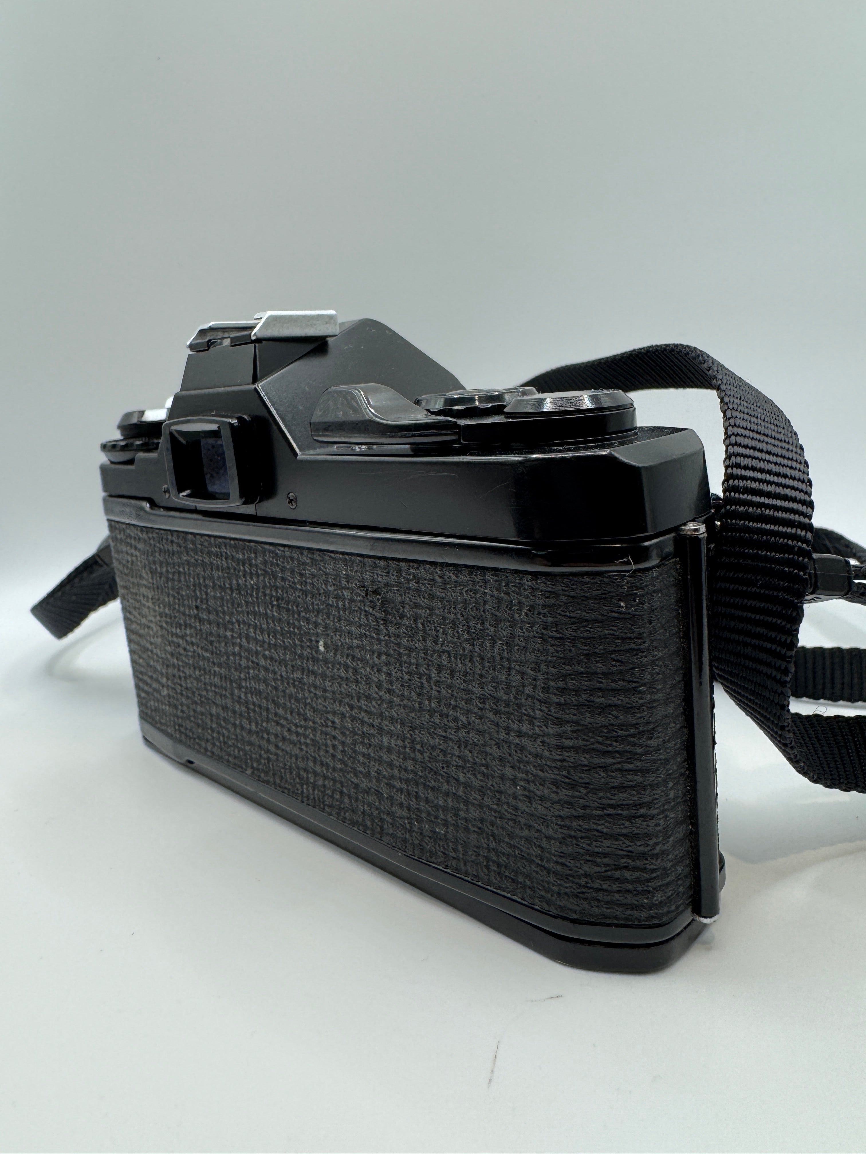 Pentax MV 35mm Film Camera with Profile Zoom 35–70mm Lens