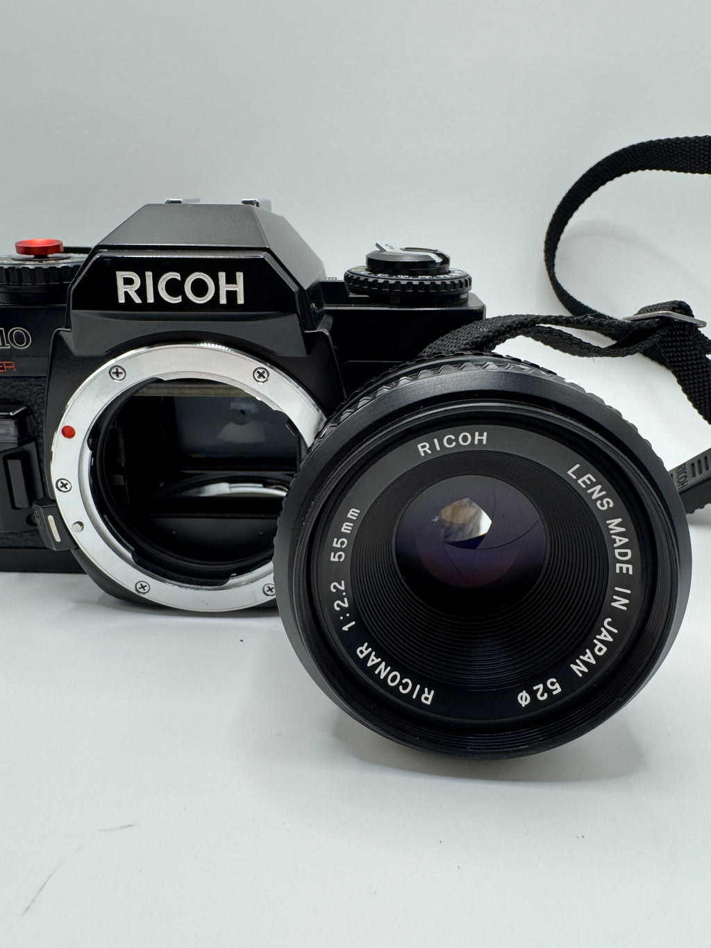 Ricoh KR-10 Super 35mm Film Camera + Ricoh Riconar 55mm f/2.2 Lens (Boxed) Fully Tested | Excellent Condition | Complete Kit