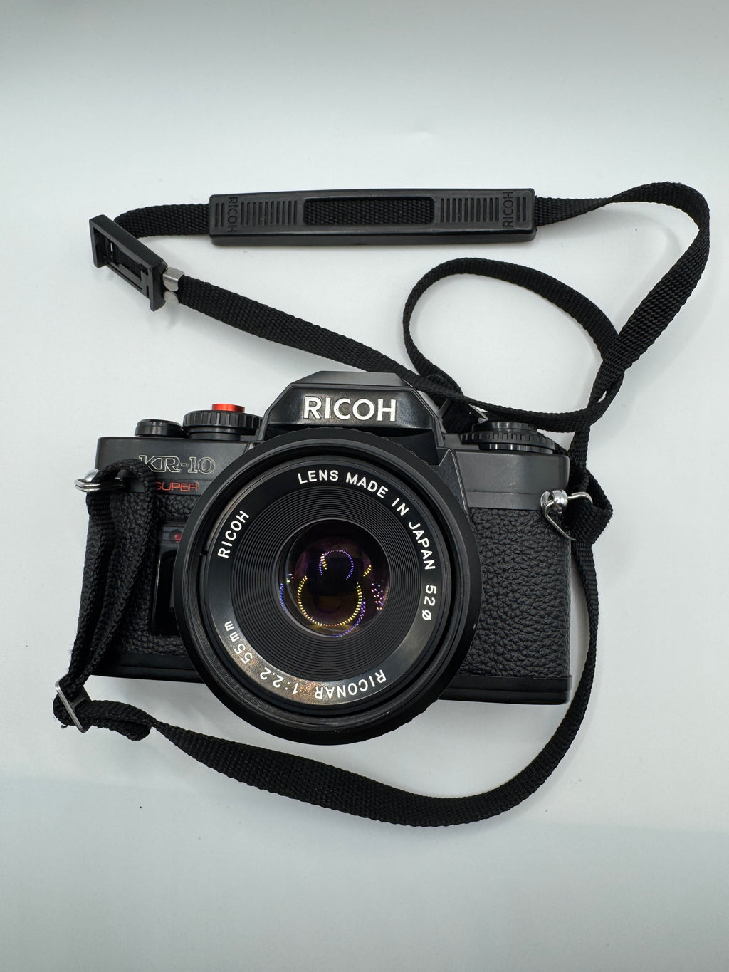Ricoh KR-10 Super 35mm Film Camera + Ricoh Riconar 55mm f/2.2 Lens (Boxed) Fully Tested | Excellent Condition | Complete Kit