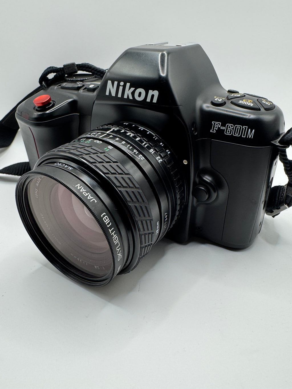 Nikon F-601M 35mm Film Camera with Sigma Mini-Wide II 28mm f/2.8 Macro Lens