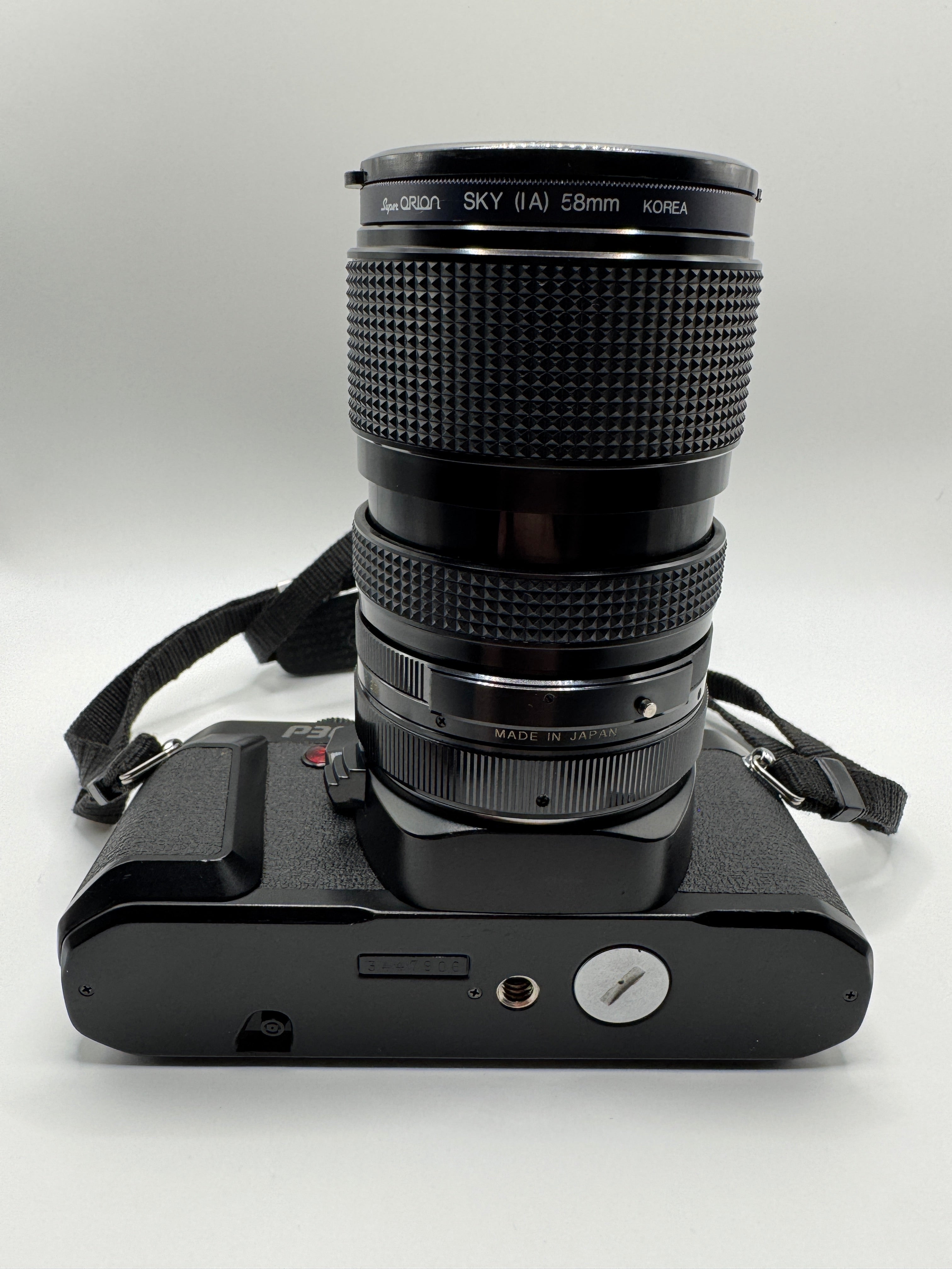 Pentax P30 35mm Film Camera + Zoom Macro Lens + Soligor Flash
Fully Tested | Excellent Condition | Complete Starter Kit