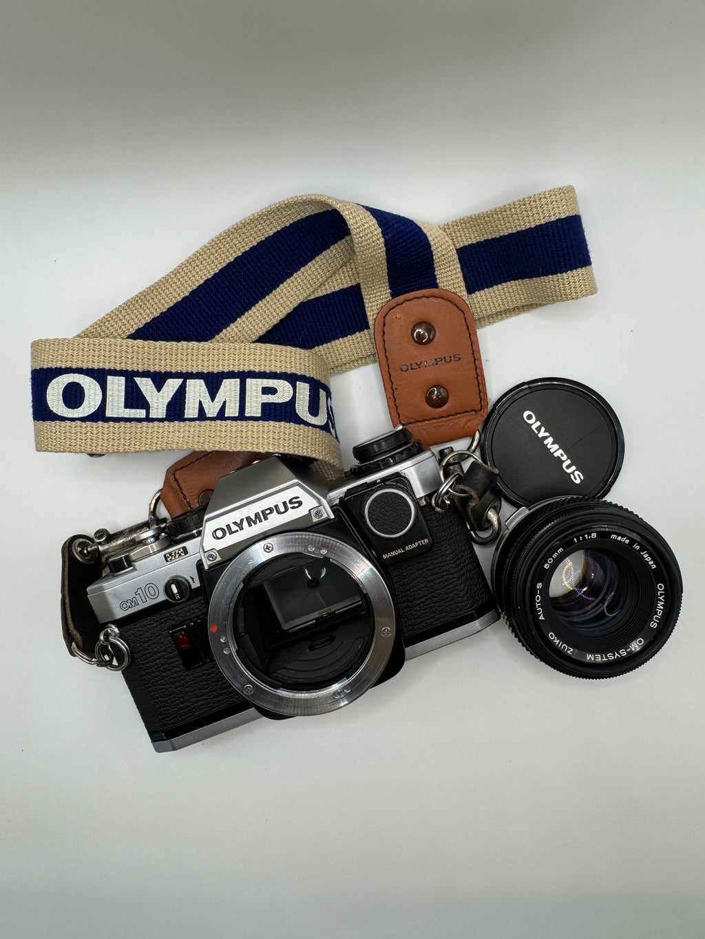 Olympus OM-10 35mm Film Camera + Zuiko 50mm f/1.8 Lens
Fully Tested | Excellent Condition | Ready to Shoot