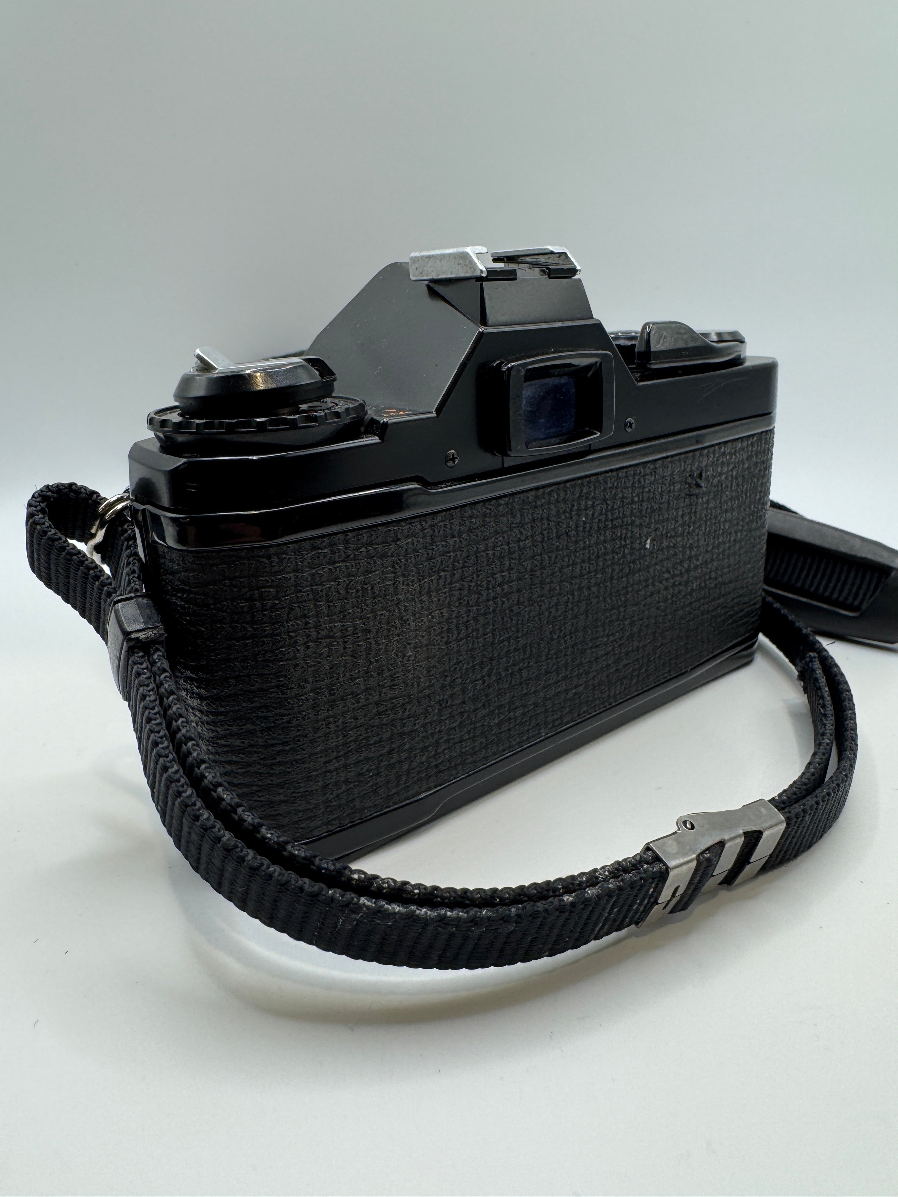 Pentax MV 35mm Film Camera with Profile Zoom 35–70mm Lens