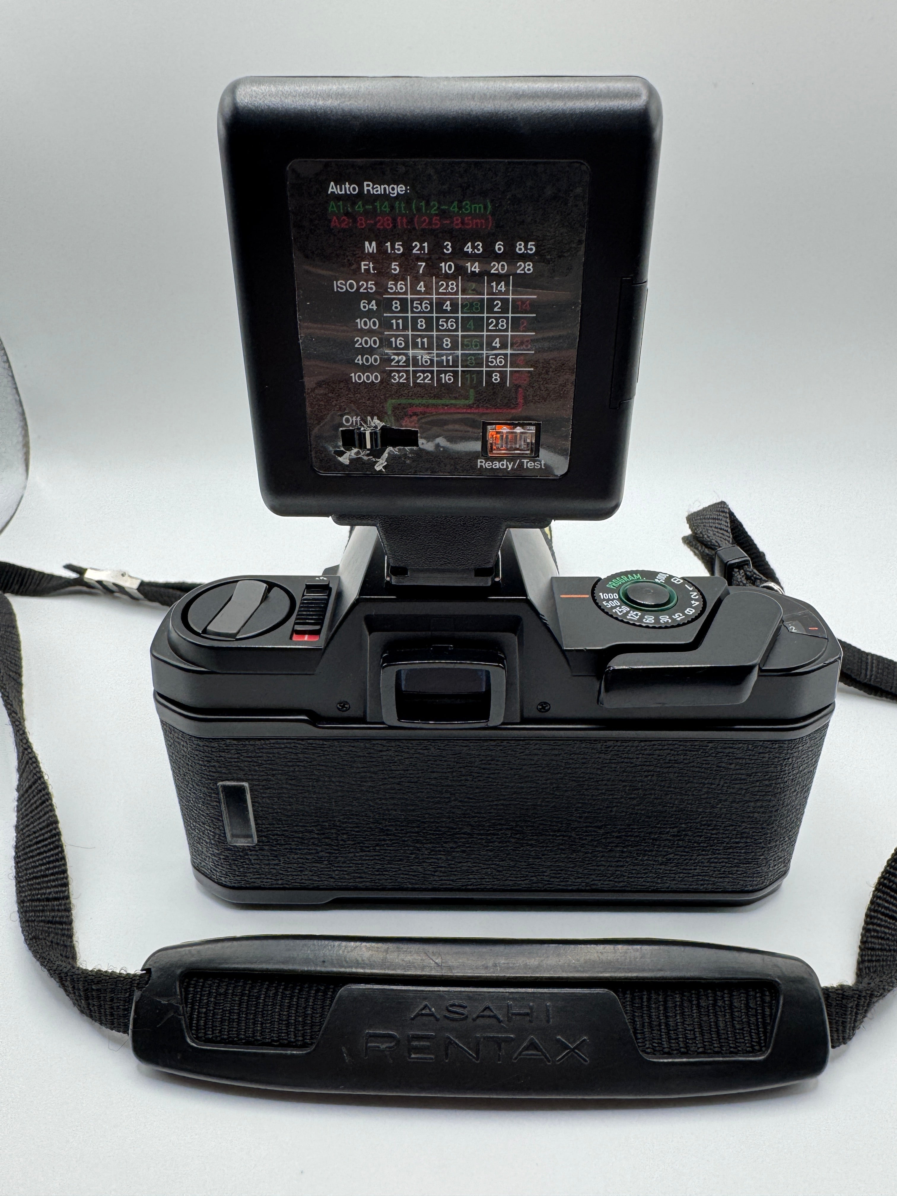 Pentax P30 35mm Film Camera + Zoom Macro Lens + Soligor Flash
Fully Tested | Excellent Condition | Complete Starter Kit