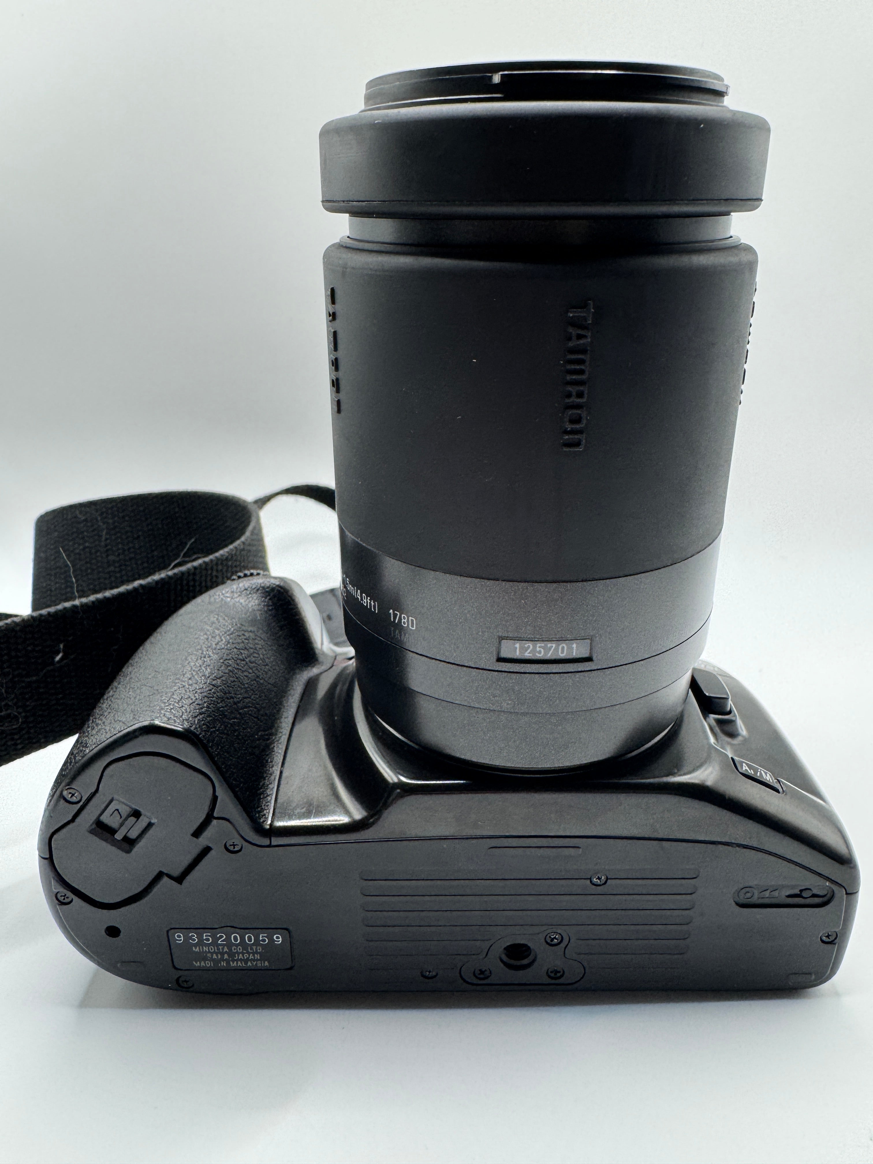 Minolta Dynax 500si 35mm Film Camera + Tamron 70–210mm Zoom Lens
Fully Tested | Excellent Condition | Ready to Shoot