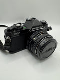 Pentax MV 35mm Film Camera + SMC Pentax-M 50mm f/2 Lens

Fully Tested | Fresh Batteries Included | Excellent Vintage Condition | Ready to Shoot