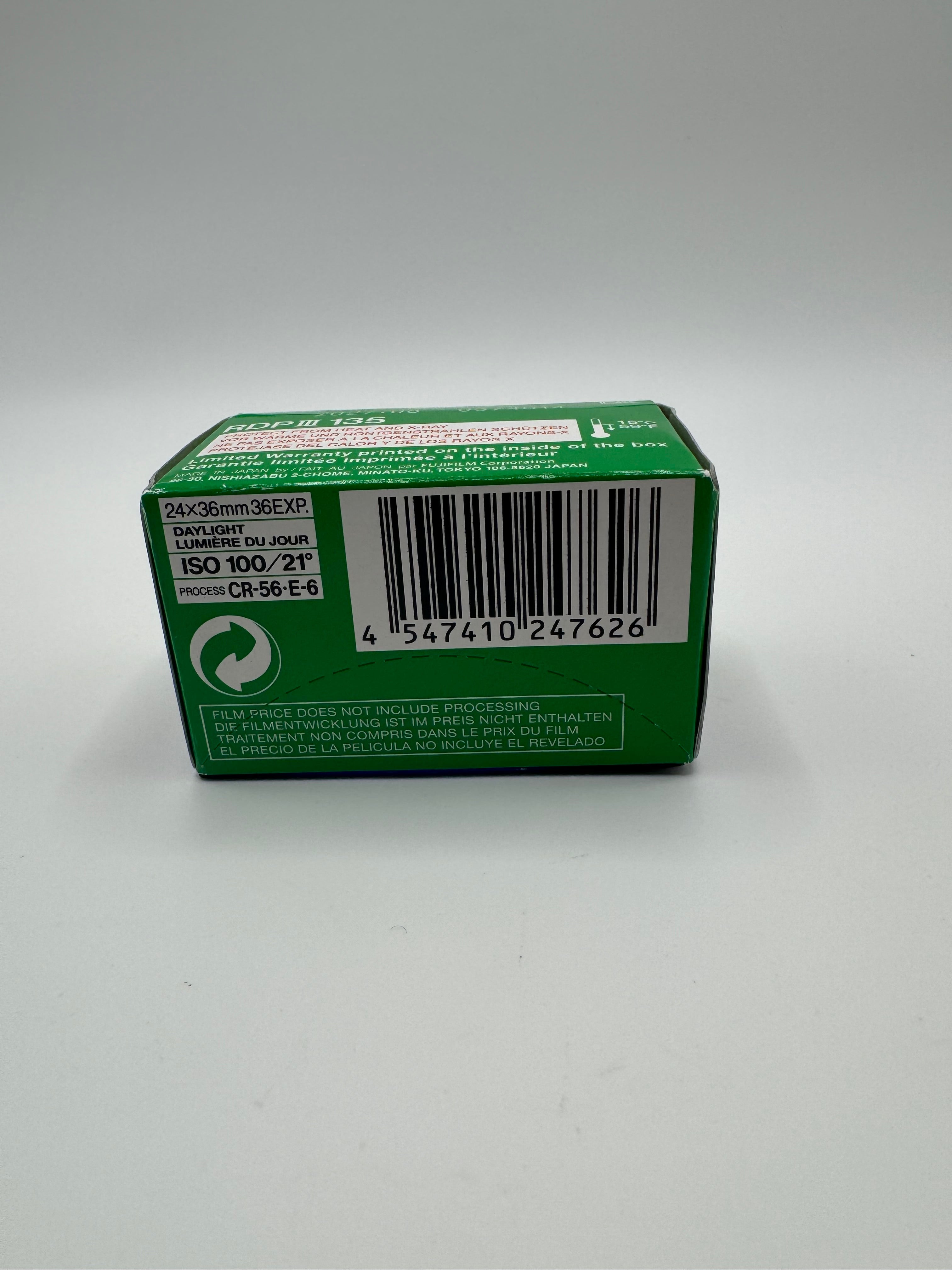 Fujichrome Provia 100F 35mm 36exp Colour Reversal Slide Film 36 Exp Process E-6