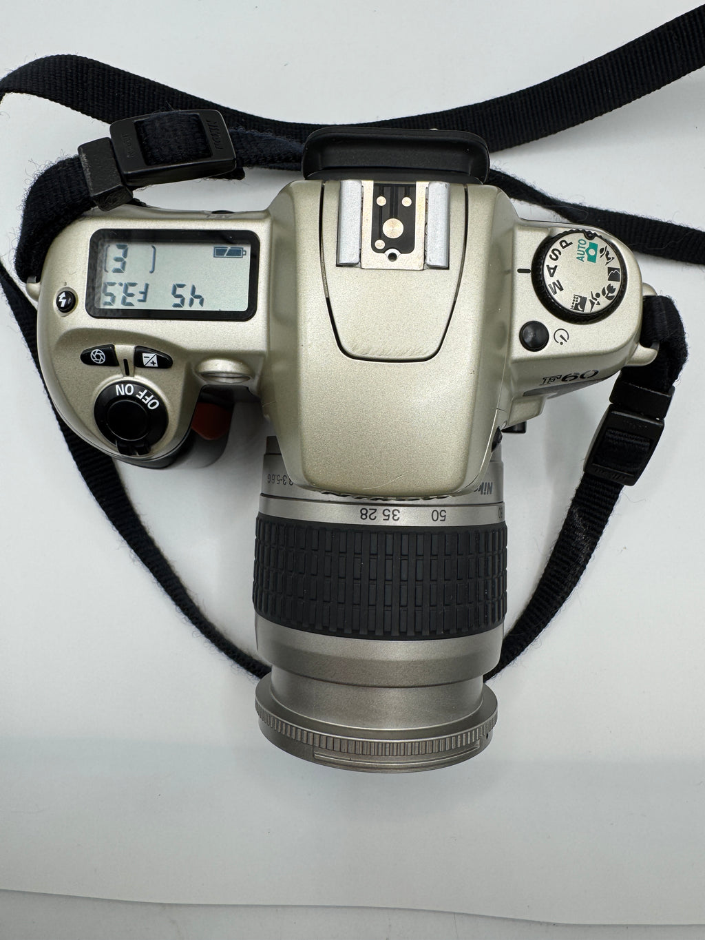 Nikon F60 35mm Film Camera + Nikon AF Nikkor 35–80mm Lens