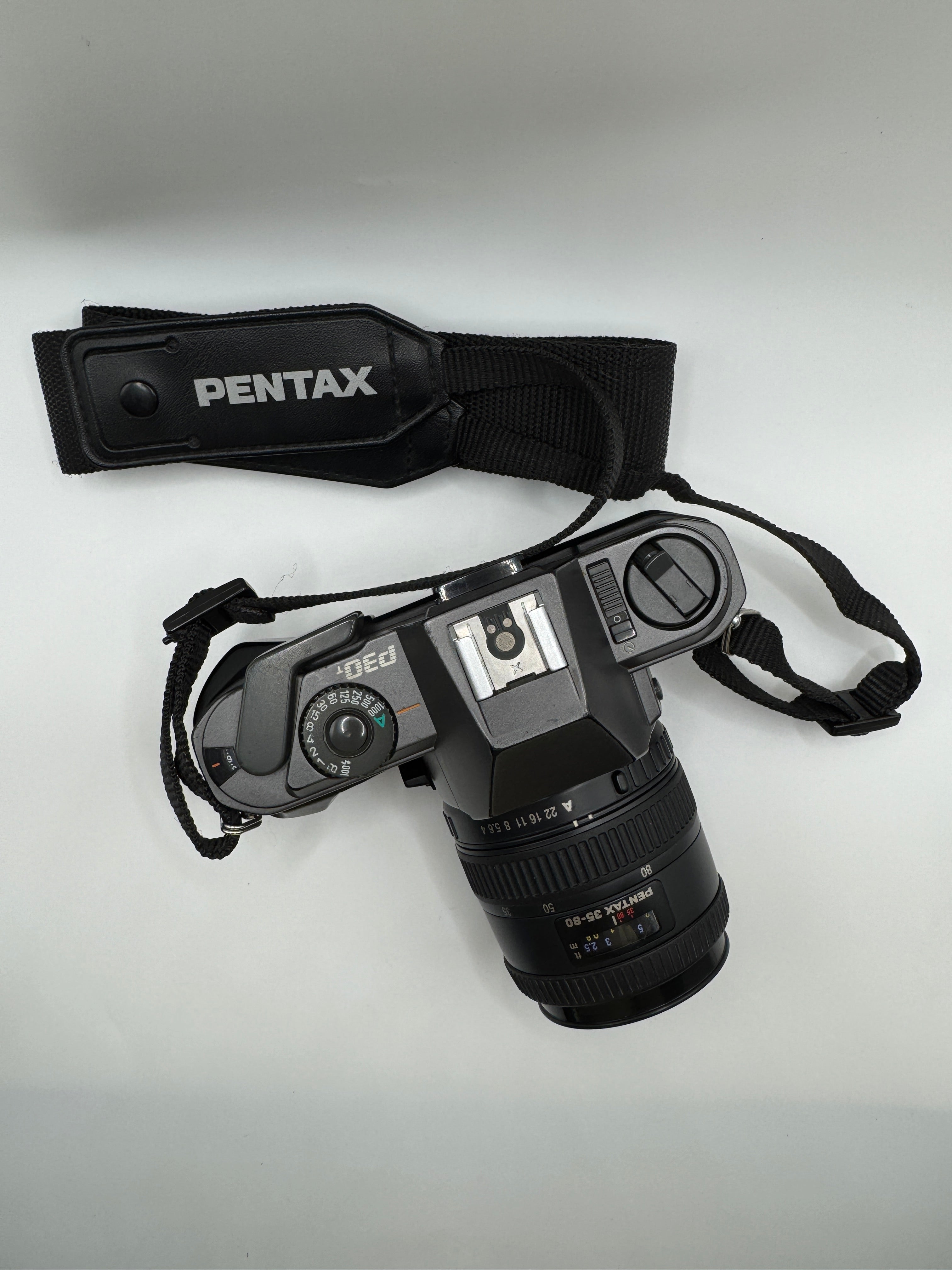 Pentax P30T 35mm Film Camera + Pentax 35–80mm f/4 Zoom Lens
Fully Tested | Excellent Condition | Ready to Shoot