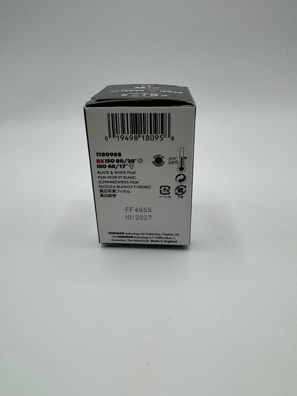 Ilford Ortho Plus ISO 80 35mm Black and White Film 36 Exp