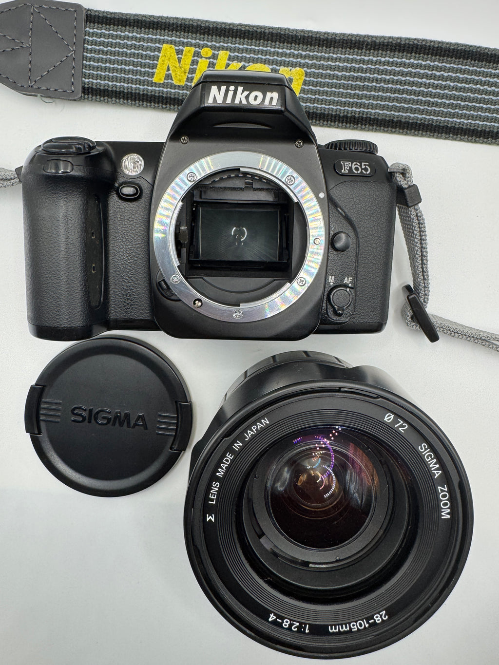 Nikon F65 with Sigma 28-105mm Lens
