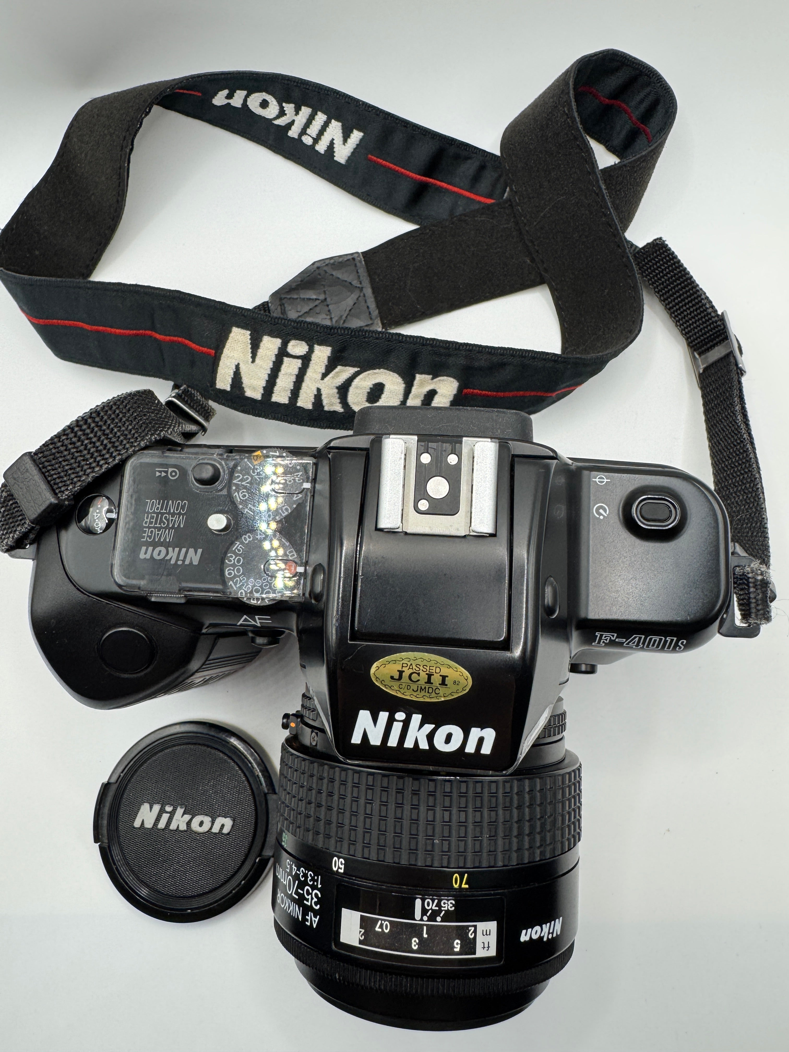 Nikon F-401S 35mm Film Camera with AF Nikkor 35–70mm Lens
