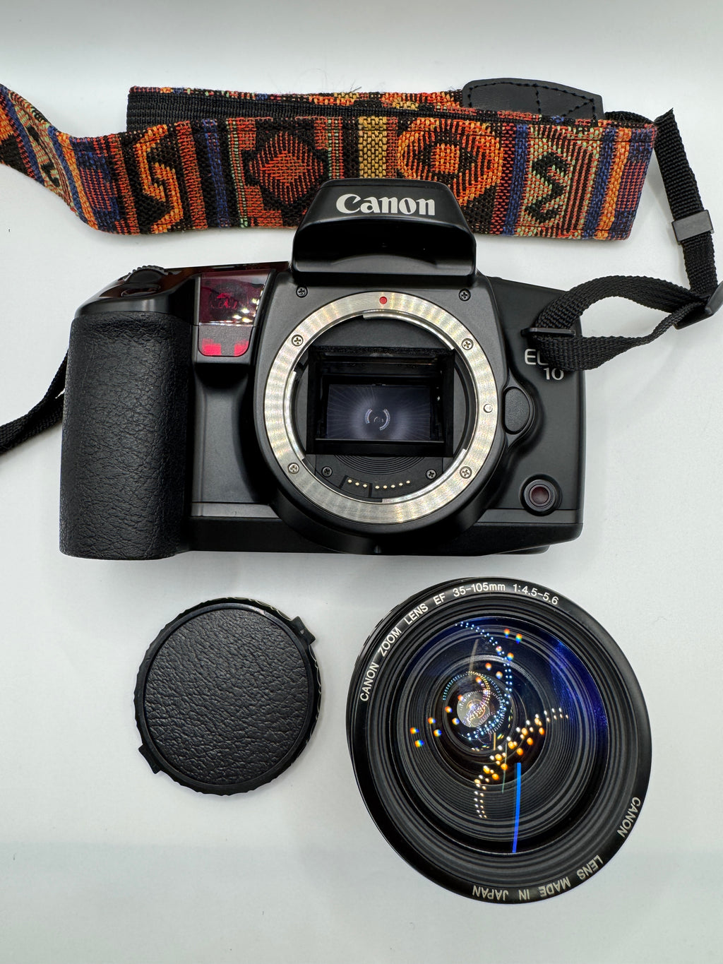 Canon EOS 10 35mm Film Camera + Canon EF 35–105mm Zoom Lens Fully Tested | Fresh Batteries Included | Excellent Condition | Ready to Shoot