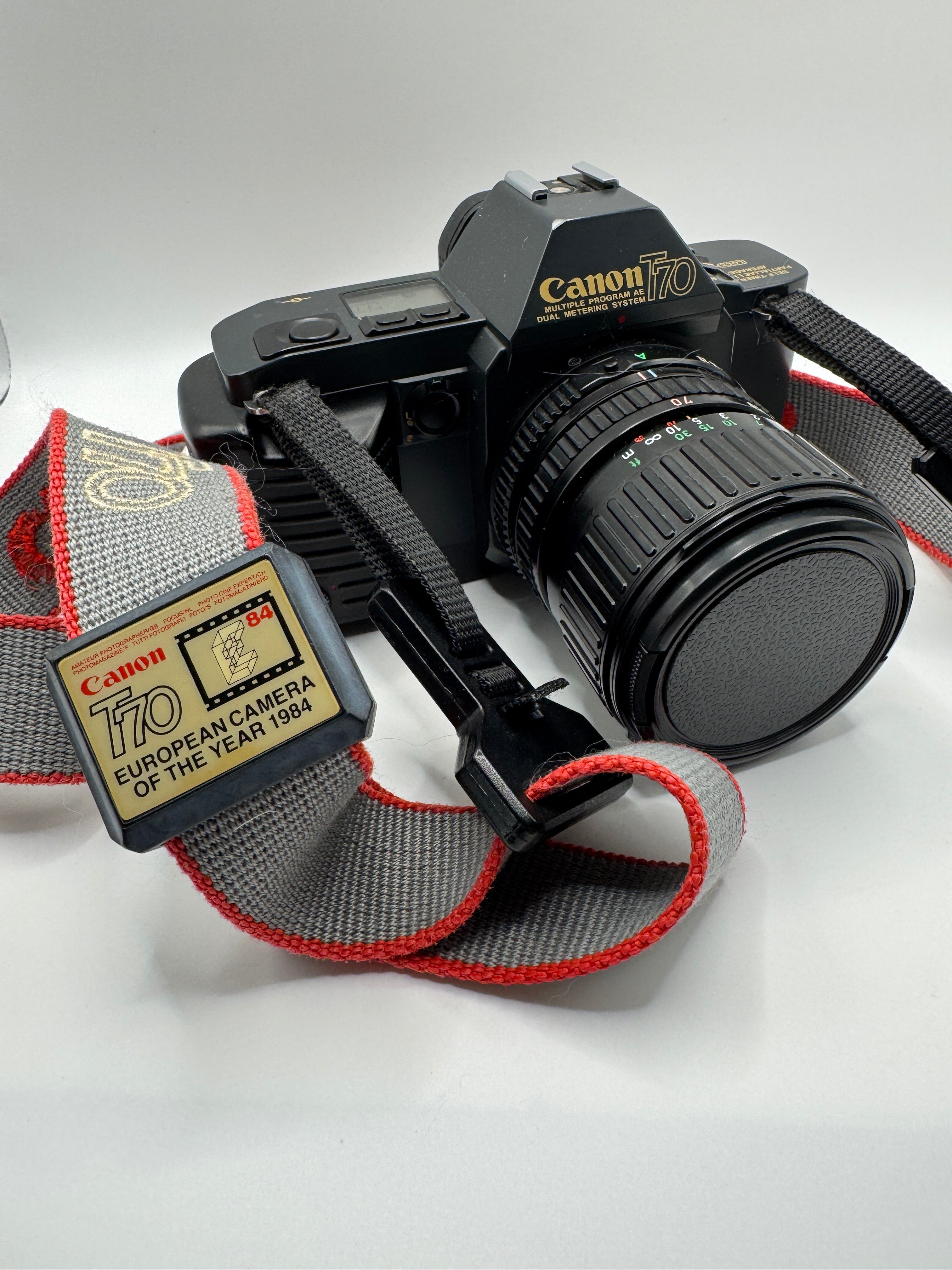 Canon T70 European Camera of the Year Edition with Canon FD 35-70mm Lens