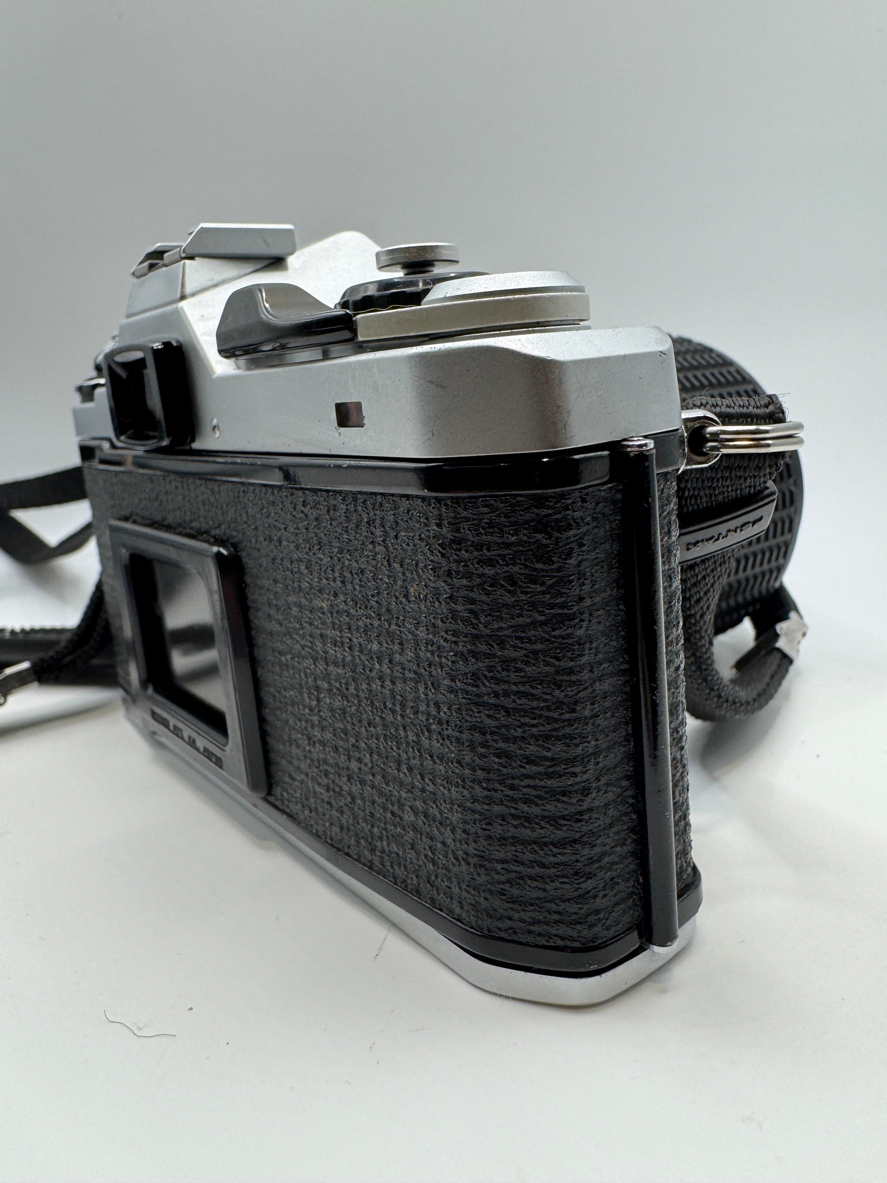 Pentax ME Super 35mm Film Camera with Hanimex 28–70mm Macro Zoom Lens