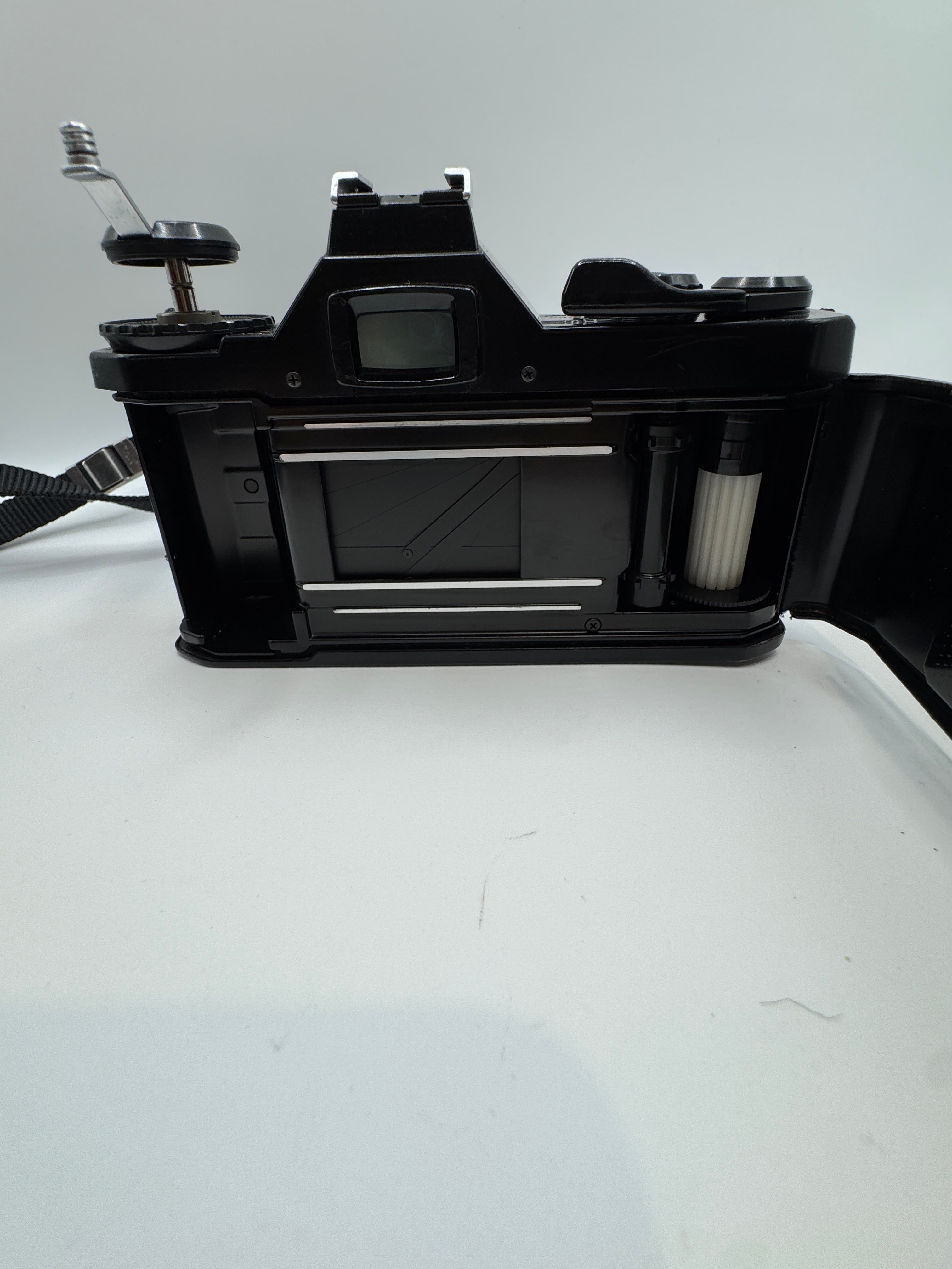 Pentax MV 35mm Film Camera with Profile Zoom 35–70mm Lens