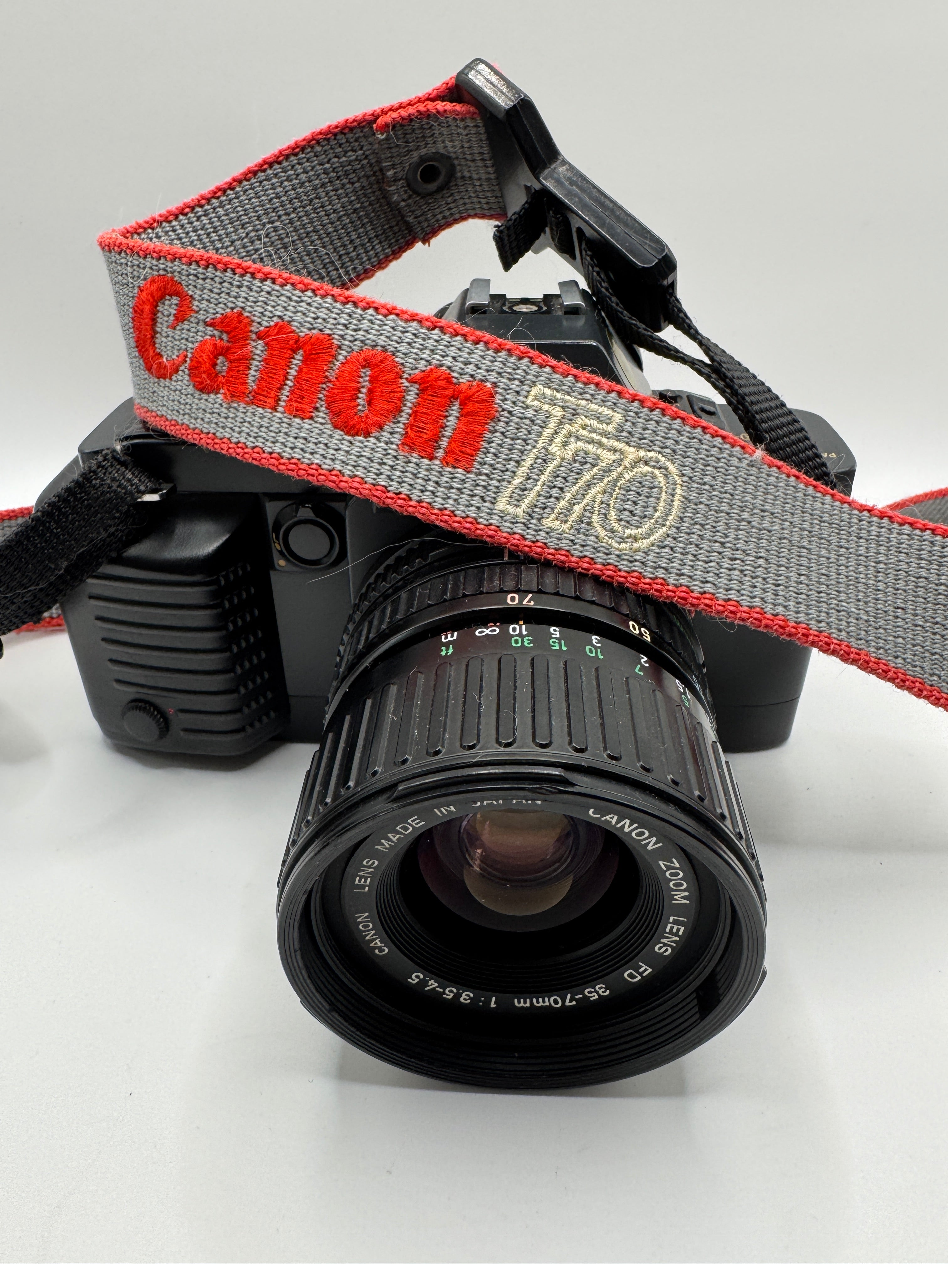 Canon T70 European Camera of the Year Edition with Canon FD 35-70mm Lens