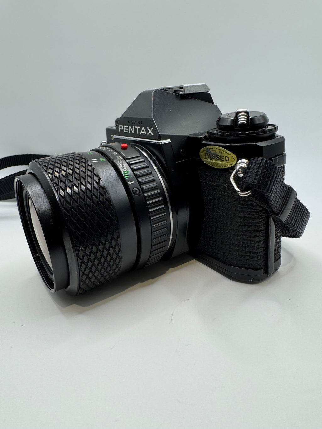 Pentax MV 35mm Film Camera with Profile Zoom 35–70mm Lens