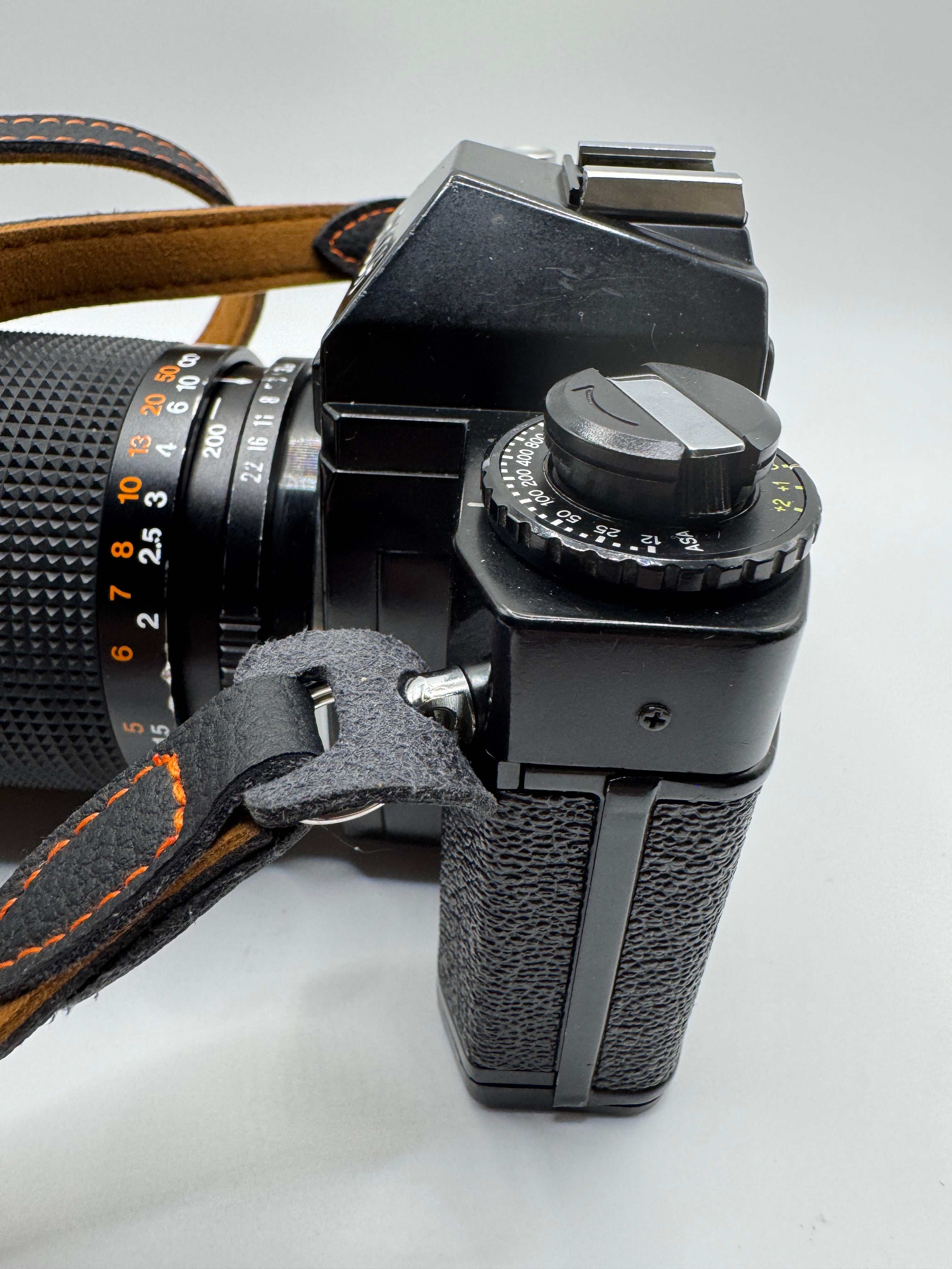 Ricoh KR-10 35mm Film Camera + Paragon 80–200mm f/3.8 Zoom Lens Fully Tested | Very Good Condition | Ready to Shoot