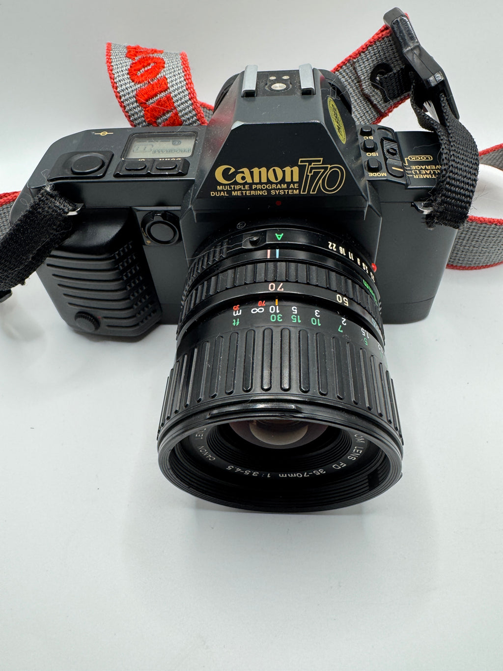 Canon T70 European Camera of the Year Edition with Canon FD 35-70mm Lens