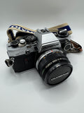 Olympus OM-10 35mm Film Camera + Zuiko 50mm f/1.8 Lens
Fully Tested | Excellent Condition | Ready to Shoot