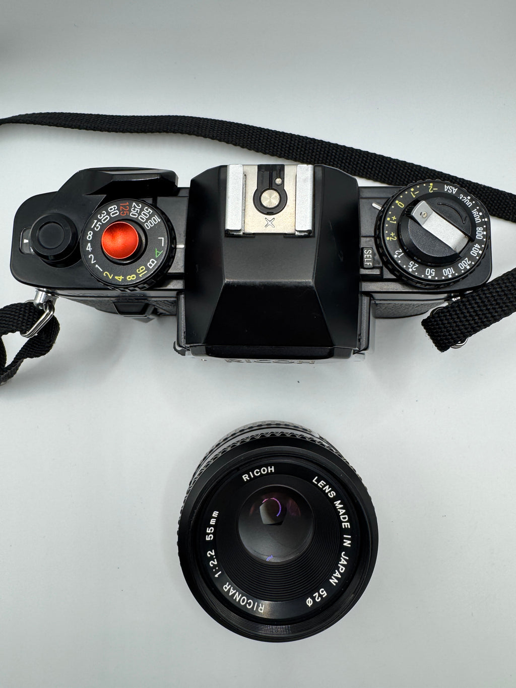 Ricoh KR-10 Super 35mm Film Camera + Ricoh Riconar 55mm f/2.2 Lens (Boxed) Fully Tested | Excellent Condition | Complete Kit