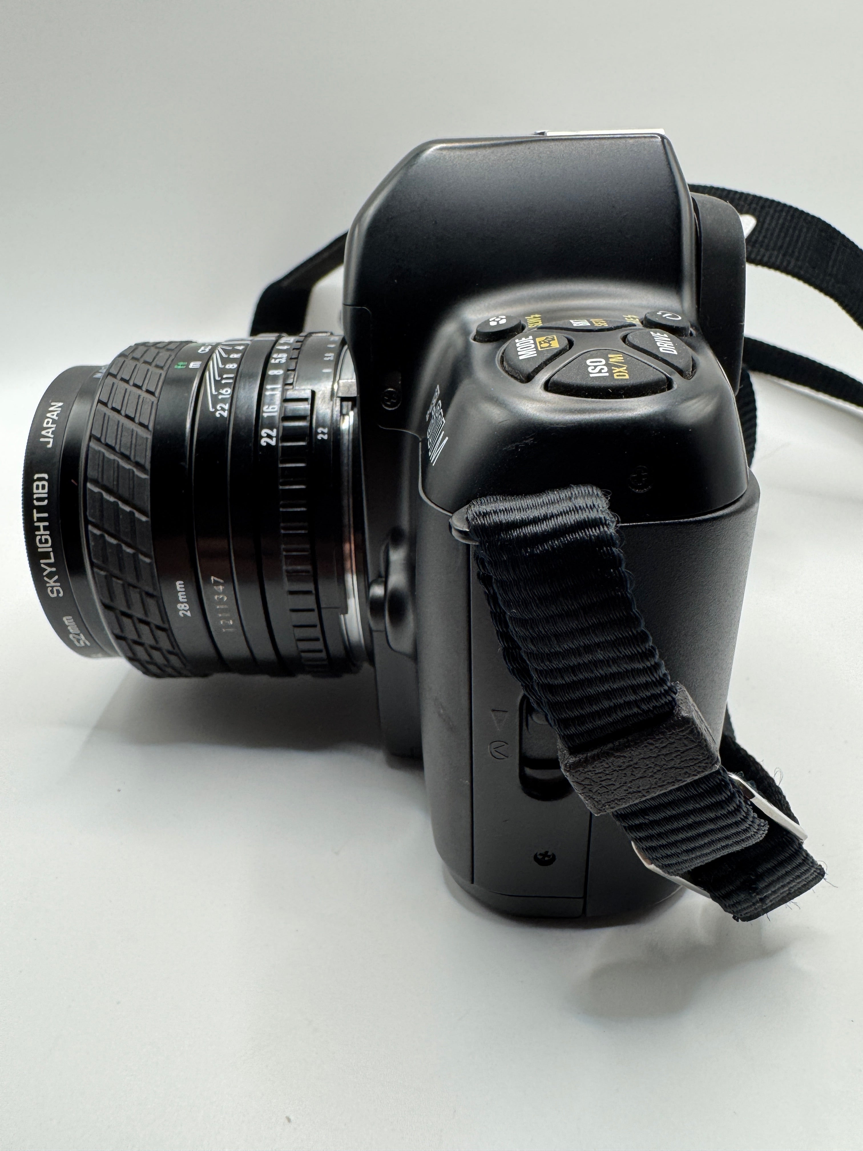 Nikon F-601M 35mm Film Camera with Sigma Mini-Wide II 28mm f/2.8 Macro Lens