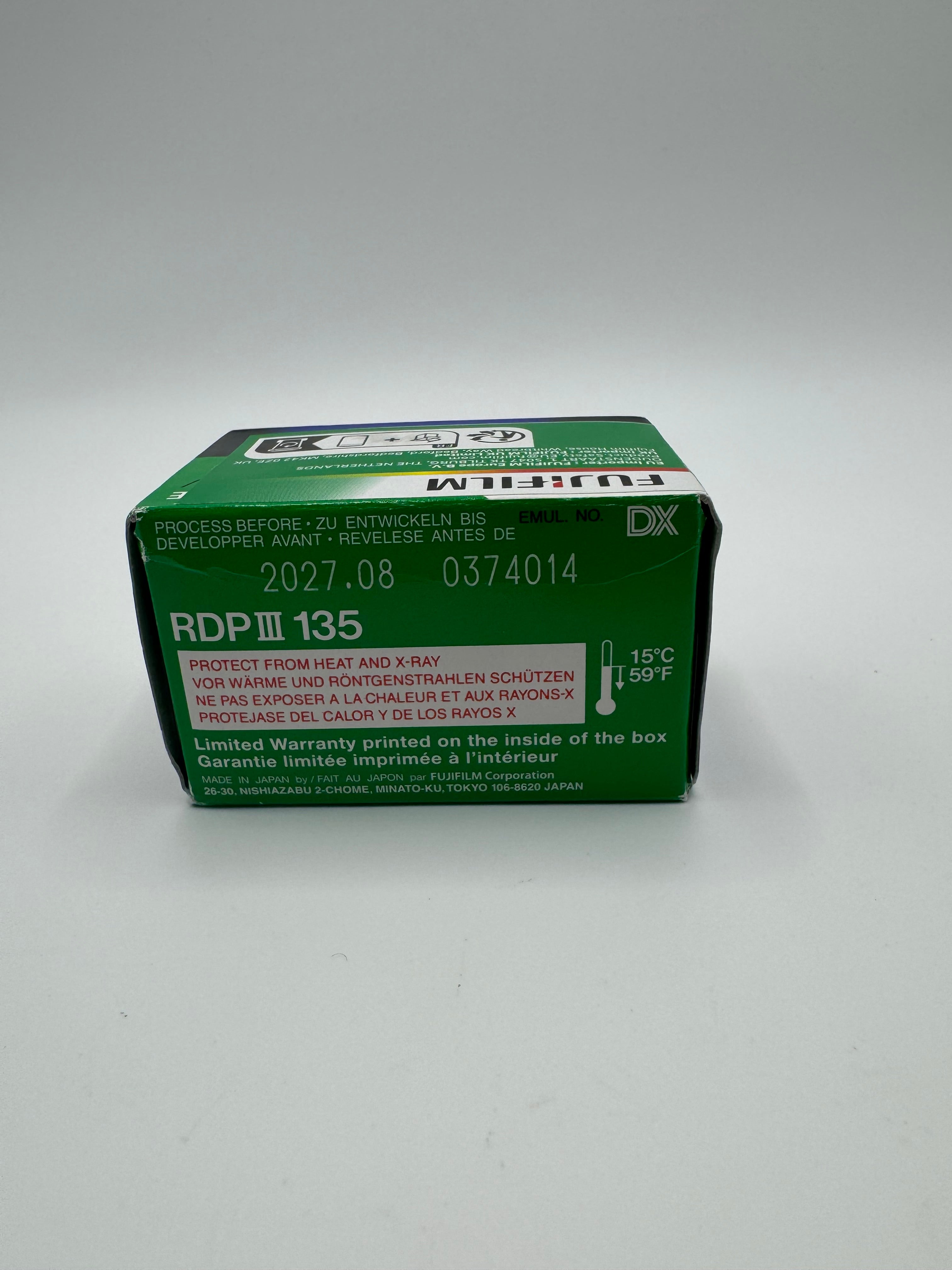 Fujichrome Provia 100F 35mm 36exp Colour Reversal Slide Film 36 Exp Process E-6