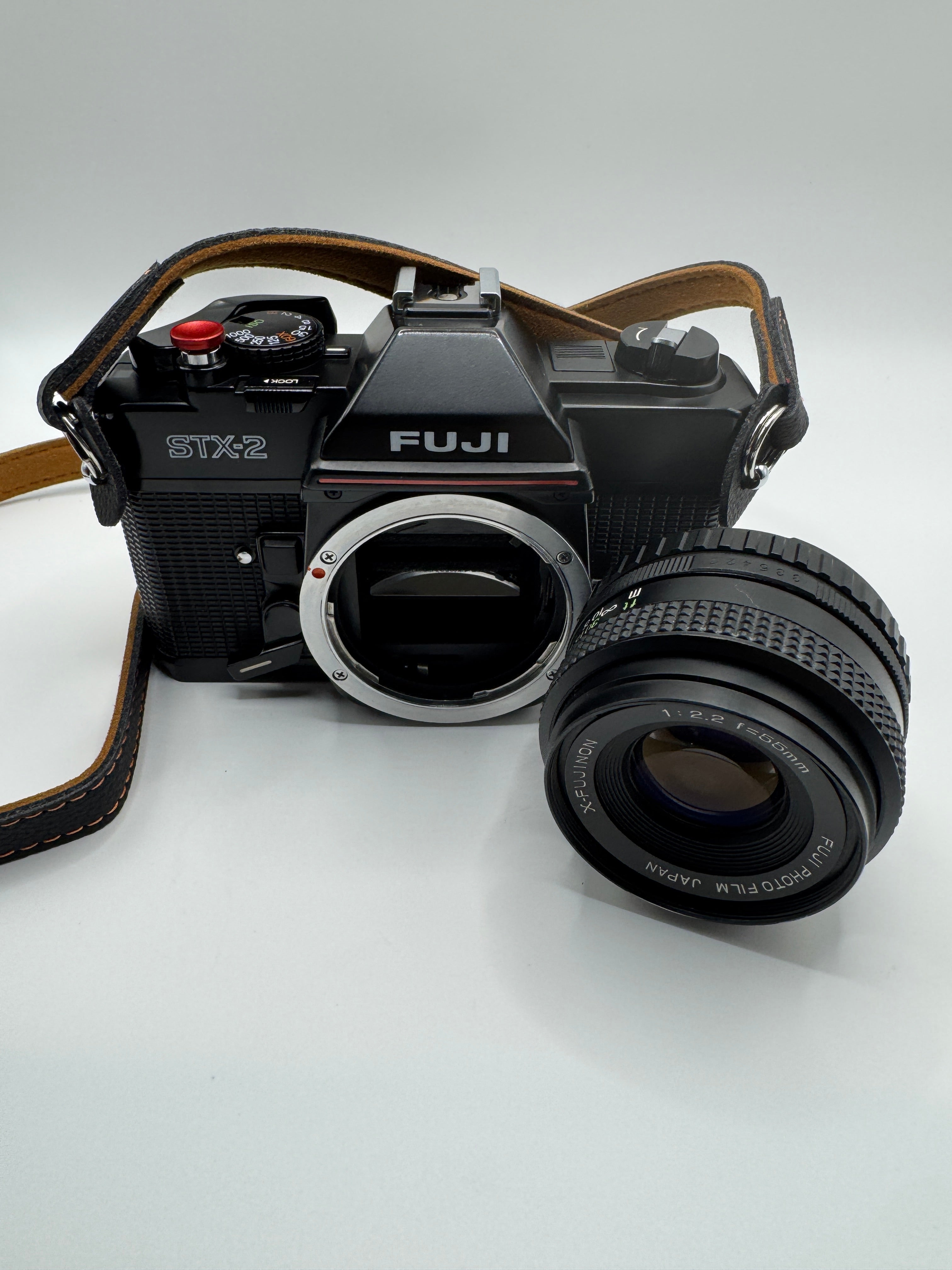 Fuji STX-2 35mm Film Camera + Fujinon 55mm f/2.2 Lens Fully Tested | Excellent Condition | Ready to Shoot
