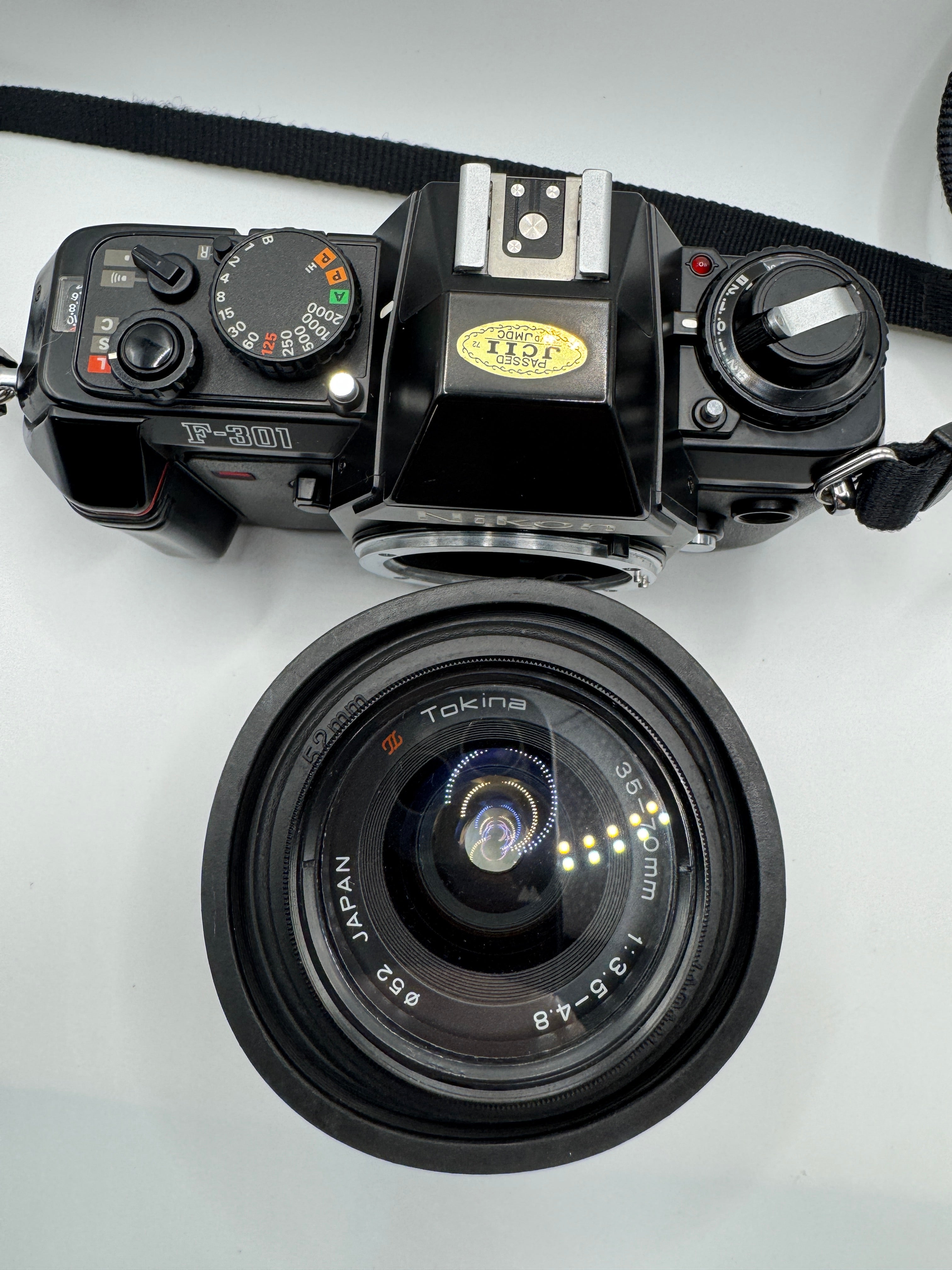Nikon F-301 (N2000) 35mm Film Camera + Tokina 35–70mm f/3.5–4.8 Zoom Lens Fully Tested | Excellent Condition | Ready to Shoot