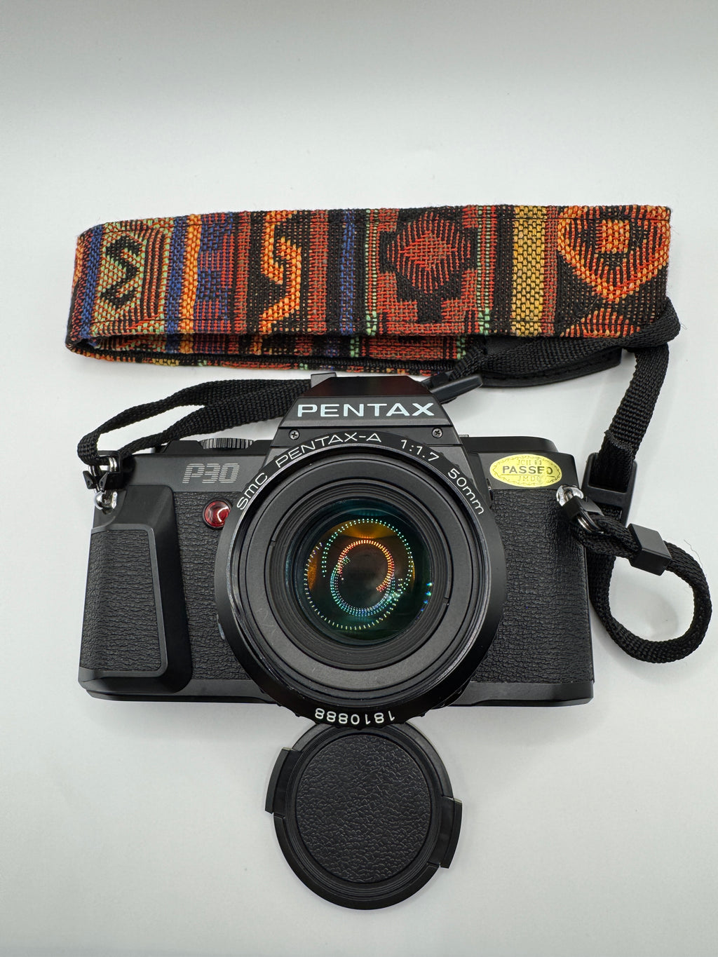 Pentax P30 35mm Film Camera + SMC Pentax-A 50mm f/1.7 Lens
Fully Tested | Very Good Condition | Ready to Shoot