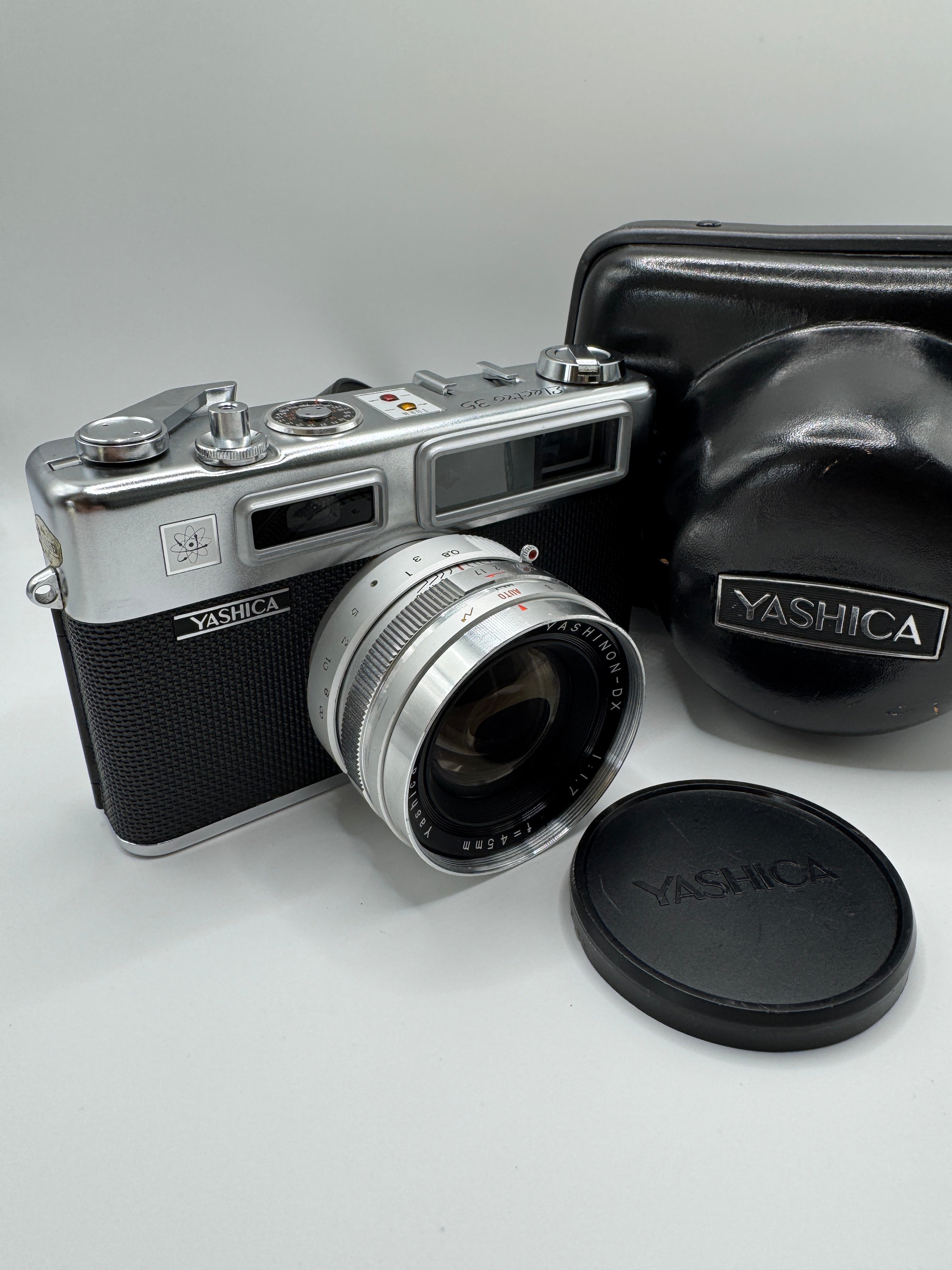 Yashica Electro 35 35mm Film Camera + Yashinon-DX 45mm f/1.7 Lens
Fully Tested | Excellent Condition | Ready to Shoot