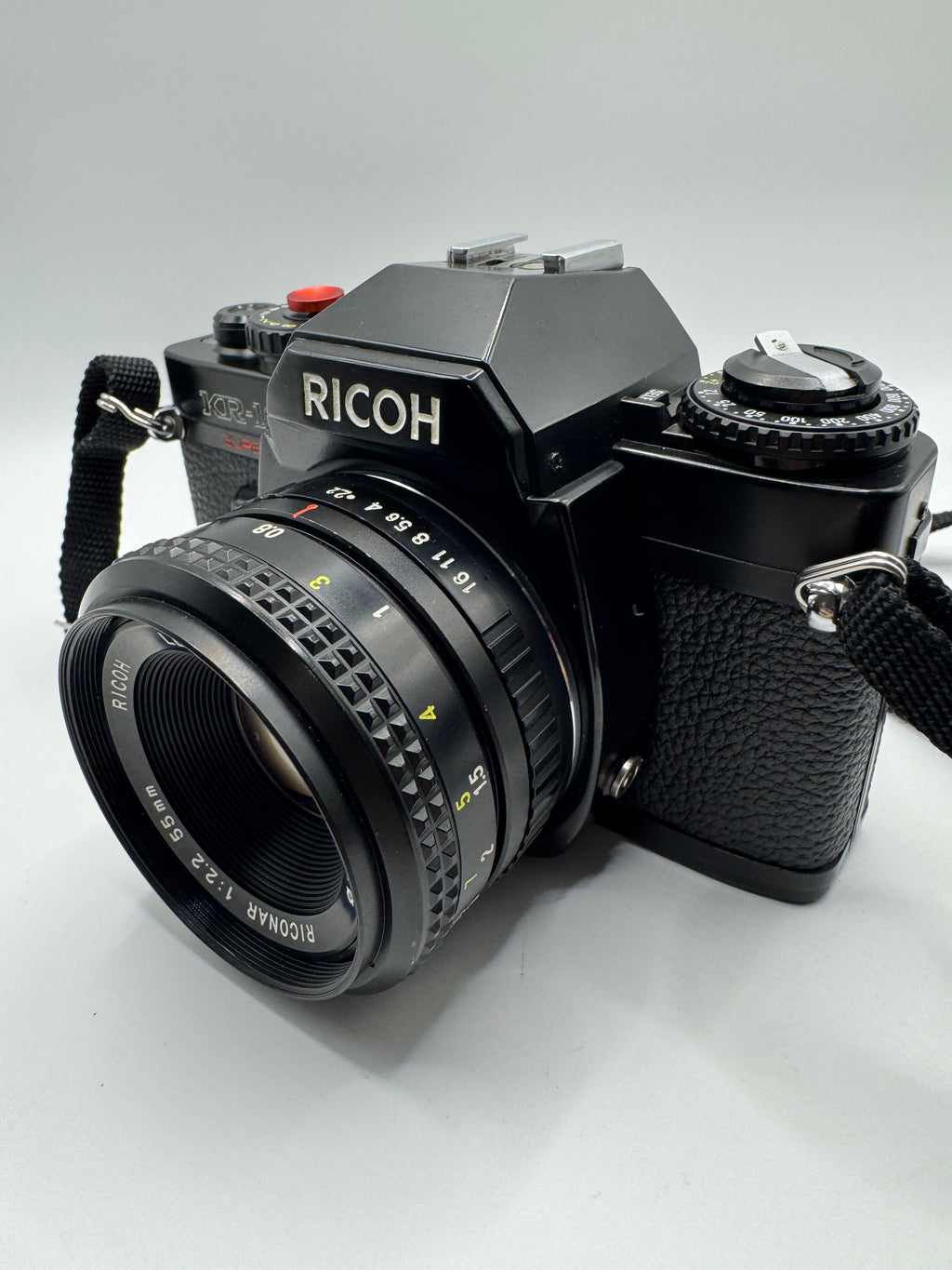 Ricoh KR-10 Super 35mm Film Camera + Ricoh Riconar 55mm f/2.2 Lens (Boxed) Fully Tested | Excellent Condition | Complete Kit