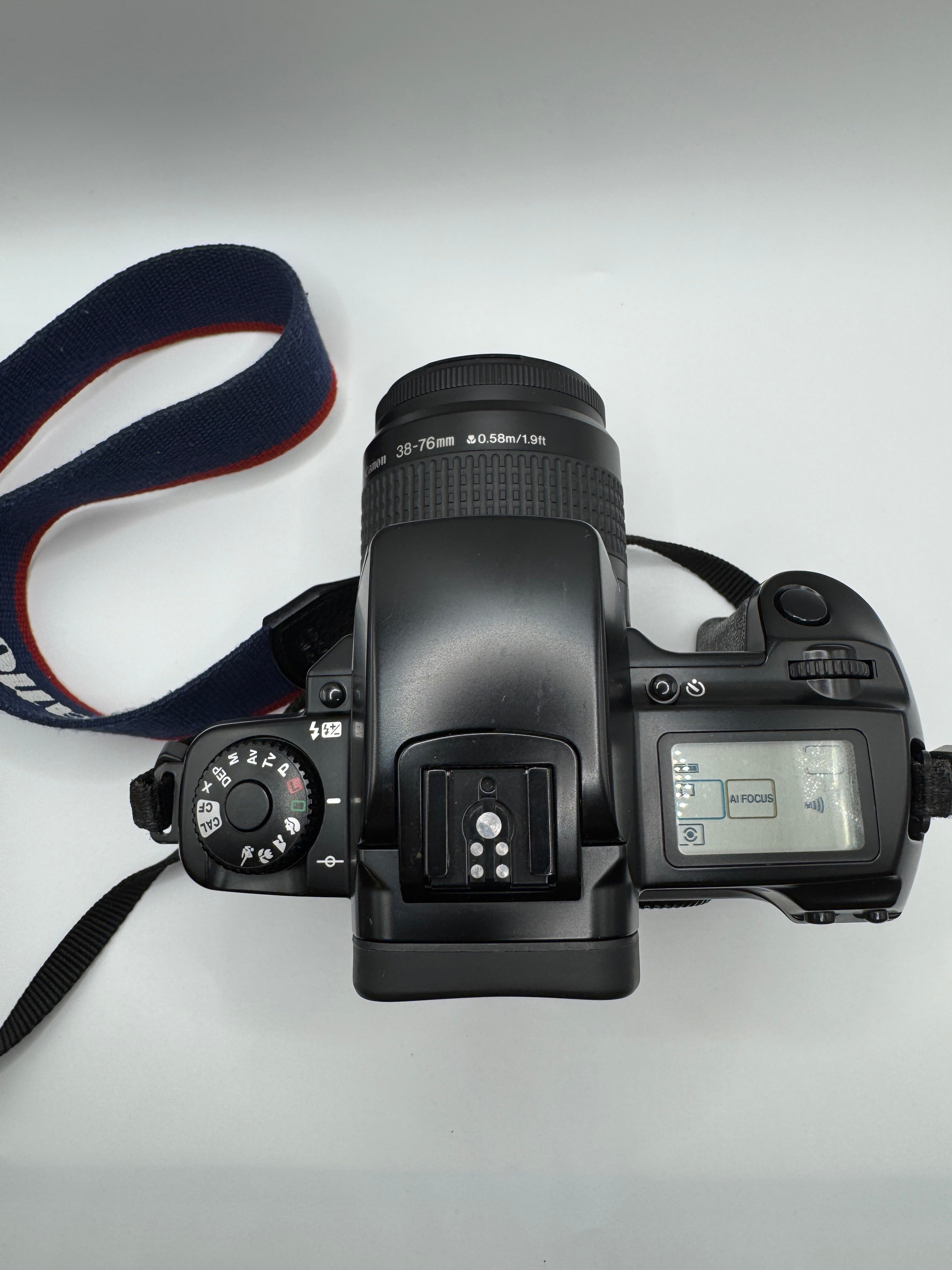 Canon EOS 5 35mm Film Camera + Canon 38–76mm Zoom Lens

Fully Tested | Excellent Condition | Ready to Shoot
