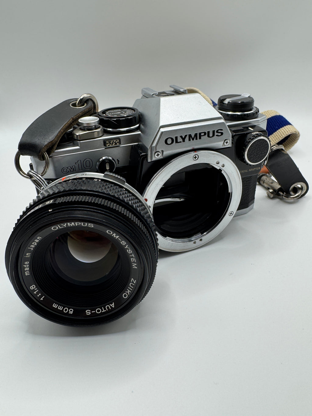 Olympus OM-10 35mm Film Camera + Zuiko 50mm f/1.8 Lens
Fully Tested | Excellent Condition | Ready to Shoot