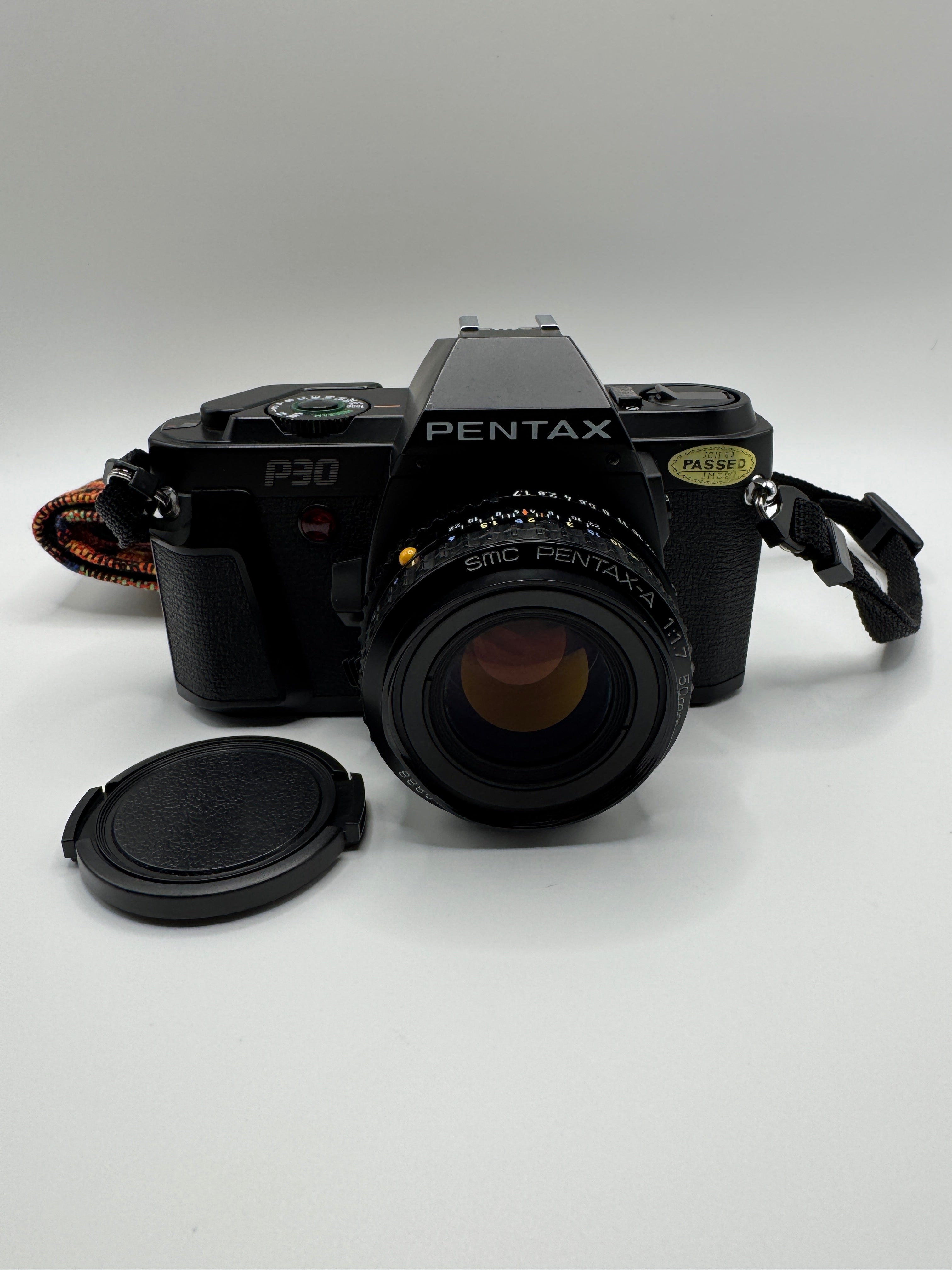 Pentax P30 35mm Film Camera + SMC Pentax-A 50mm f/1.7 Lens
Fully Tested | Very Good Condition | Ready to Shoot
